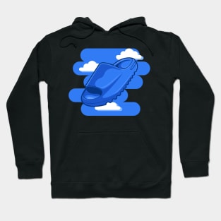 Slide Azure Clog Shoes Hoodie